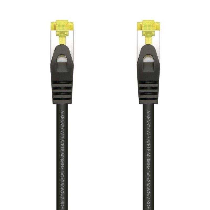 Cable de Red RJ45 SFTP Aisens A146-0486 Cat.7/ 1m/ Negro