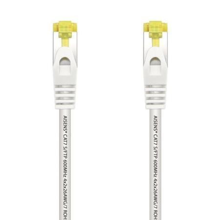 Cable de Red RJ45 SFTP Aisens A146-0489 Cat.7/ 50cm/ Blanco