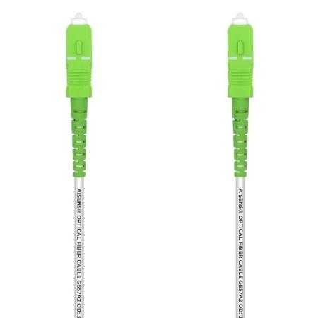 Cable de Fibra Óptica G657A2 3.0 Aisens A152-0503/ LSZH/ 50m/ Blanco