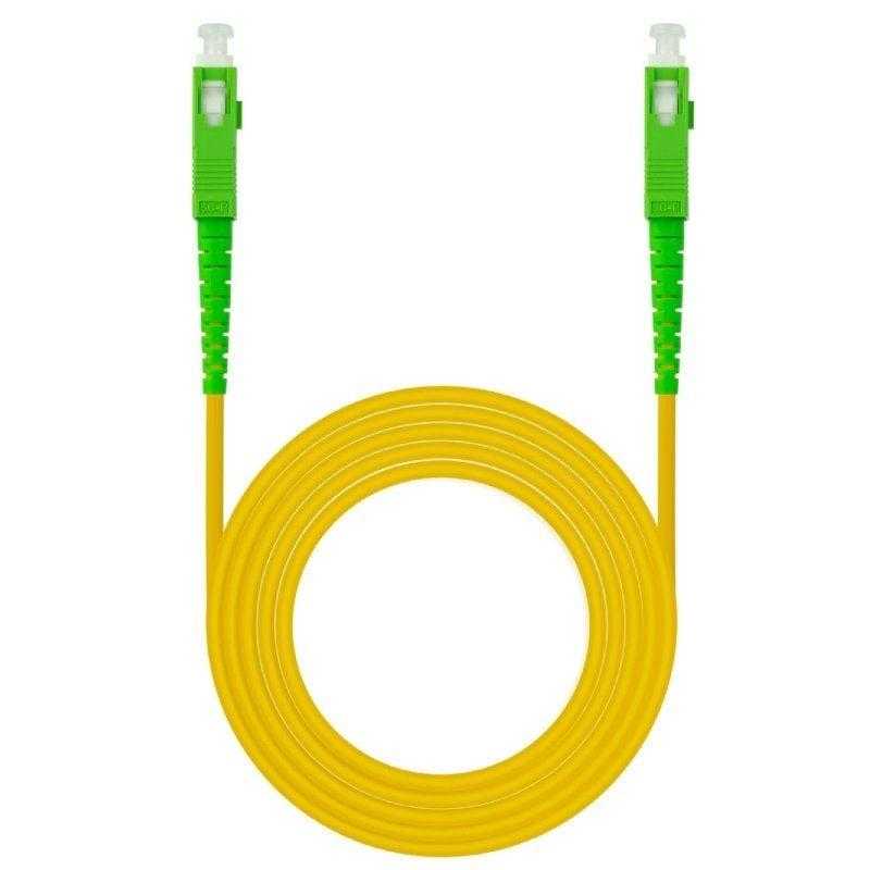 Cable de Fibra Óptica G657A2 Nanocable 10.20.0001/ LSZH/ 1m/ Amarillo