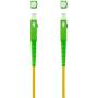 Cable de Fibra Óptica G657A2 Nanocable 10.20.0001/ LSZH/ 1m/ Amarillo