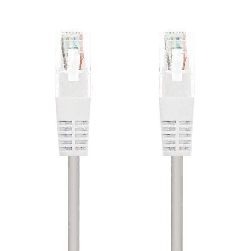 Cable de Red RJ45 UTP Nanocable 10.20.0105-W Cat.5e/ 5m/ Blanco