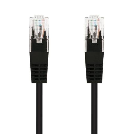 Cable de Red RJ45 UTP Nanocable 10.20.0400-BK Cat.6/ 50cm/ Negro