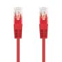 Cable de Red RJ45 UTP Nanocable 10.20.0400-L25-R Cat.6/ 25cm/ Rojo