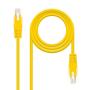 Cable de Red RJ45 UTP Nanocable 10.20.0400-L25-Y Cat.6/ 25cm/ Amarillo