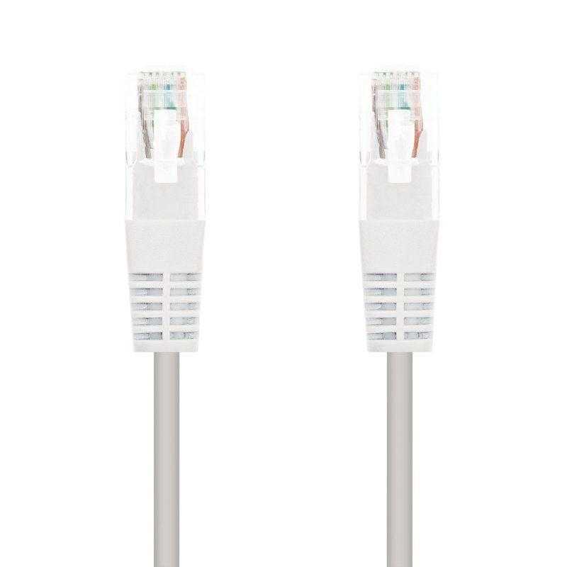 Cable de Red RJ45 UTP Nanocable 10.20.0400-W Cat.6/ 50cm/ Blanco