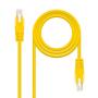 Cable de Red RJ45 UTP Nanocable 10.20.0400-Y Cat.6/ 50cm/ Amarillo