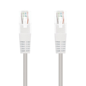 Cable de Red RJ45 UTP Nanocable 10.20.0110-W Cat.5/ 10m/ Blanco