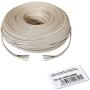 Bobina de Cable de Teléfono 4C Nanocable 10.32.1002-OEM/ 100m/ Beige