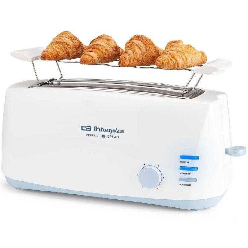 Tostador Orbegozo TO 4500/ 1400W/ Blanco