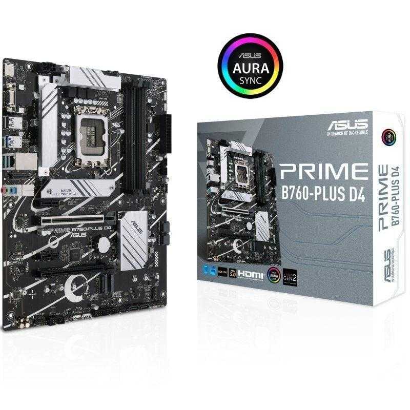 ASUS Placa Base Asus Prime B760-PLUS D4 Socket 1700/ DDR4/ PCIe 5.0