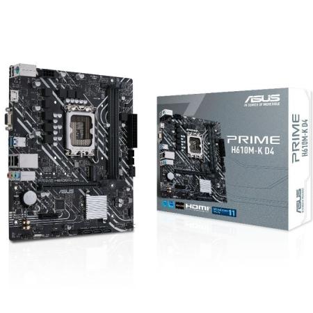 Placa Base Asus Prime H610M-K D4/ Socket 1700/ Micro ATX