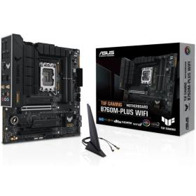 Placa Base Asus TUF GAMING B760M-PLUS WIFI/ Socket 1700/ Micro ATX