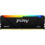 Memoria RAM Kingston FURY Beast RGB 8GB/ DDR4/ 3200MHz/ 1.35V/ CL16/ DIMM