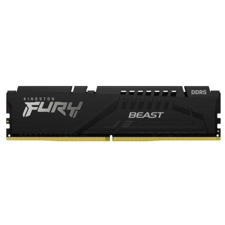 Memoria RAM Kingston FURY Beast 16GB/ DDR5/ 5200MHz/ 1.1V/ CL38/ DIMM