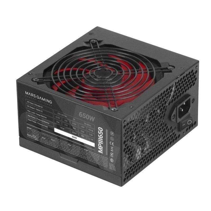 MARS GAMING Fuente de Alimentación Mars Gaming MPIII650/ 650W/ Ventilador 12cm