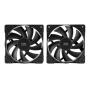 Pack 2 Ventiladores Mars Gaming MF-PWMX2/ 12cm