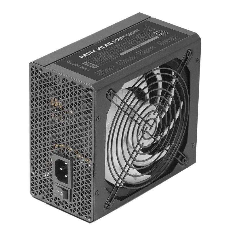 Fuente de Alimentación Tacens Radix VII AG 600M/ 600W/ Ventilador 14cm/ 80 Plus Silver