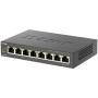 Switch D-Link DGS-1008P 8 Puertos/ RJ-45 Gigabit 10/100/1000/ PoE