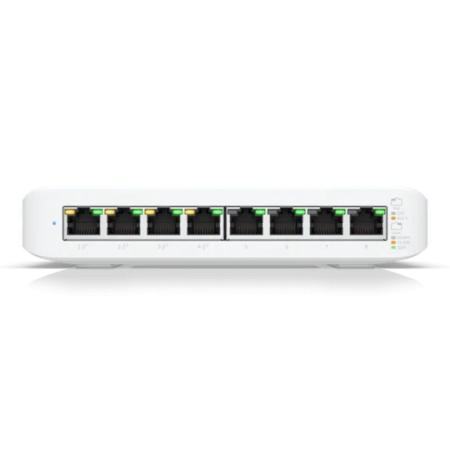 Switch Ubiquiti USW-LITE-8-POE/ 8 Puertos/ RJ45 10/100/1000 PoE