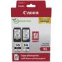 Cartucho de Tinta Original Canon PG-545XL + CL546XL Multipack Alta Capacidad/ Negro/ Tricolor + Papel Fotográfico