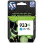 Cartucho de Tinta Original HP nº933 XL Alta Capacidad/ Cian