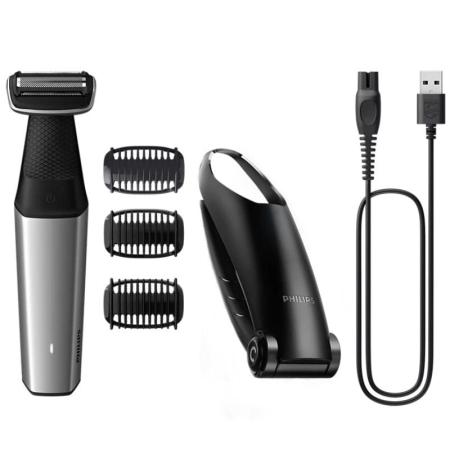 Afeitadora Philips Bodygroom Series 5000 BG5021/ con Batería/ 4 Accesorios