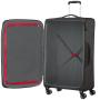 Maleta Mediana American Tourister Crosstrack Spinner Expansible 79cm/ 79x46.5x30.5cm/ 4 Ruedas/ Gris y Rojo