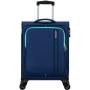 Maleta de Cabina American Tourister Sea Seeker Spinner 55cm/ 55x40x20cm/ 4 Ruedas/ Marino Combate