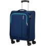 Maleta de Cabina American Tourister Sea Seeker Spinner 55cm/ 55x40x20cm/ 4 Ruedas/ Marino Combate