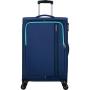 Maleta de Cabina American Tourister Sea Seeker Spinner 68cm/ 68x43x25cm/ 4 Ruedas/ Marino Combate