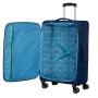 Maleta de Cabina American Tourister Sea Seeker Spinner 68cm/ 68x43x25cm/ 4 Ruedas/ Marino Combate