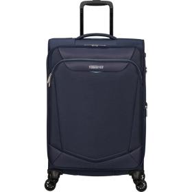 Maleta Mediana American Tourister SummerRide Spinner 69cm/ 69x43x29cm/ 4 Ruedas/ Azul Marino