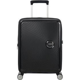 Maleta de Cabina American Tourister SoundBox Spinner 55cm/ 55x40x20cm/ 4 Ruedas/ Negra