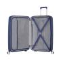 Maleta Mediana American Tourister SoundBox Spinner 67cm/ 67x46.5x29cm/ 4 Ruedas/ Azul Marino