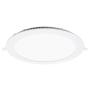 Downlight Iglux LS-102118-FB V2/ Circular/ Ø220 x 19mm/ Potencia 18W/ 1700 Lúmenes/ 6000ºK/ Blanco