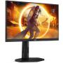 Monitor Gaming AOC 24G4X 23.8'/ Full HD/ 0.5ms/ 180Hz/ IPS/ Multimedia/ Regulable en altura/ Negro