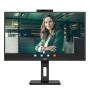 Monitor Profesional AOC 24P3CW 23.8'/ Full HD/ Webcam/ Multimedia/ Regulable en altura/ Negro