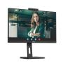 Monitor Profesional AOC 24P3CW 23.8'/ Full HD/ Webcam/ Multimedia/ Regulable en altura/ Negro