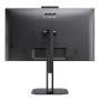 Monitor Profesional AOC 24V5CW/BK 23.8'/ Full HD/ Webcam/ Multimedia/ Regulable en altura/ Negro