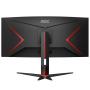 Monitor Gaming Ultrapanorámico Curvo AOC CU34G2X/BK  34'/ WQHD/ 1ms/ 144Hz/ VA/ Negro y Rojo