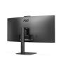 Monitor Profesional Curvo Ultrapanorámico AOC CU34V5CW/BK 34'/ UWQHD/ Multimedia/ Regulable en altura/ Negro