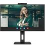 Monitor Profesional AOC Q27P3QW 27'/ QHD/ Webcam/ Multimedia/ Regulable en altura/ Negro