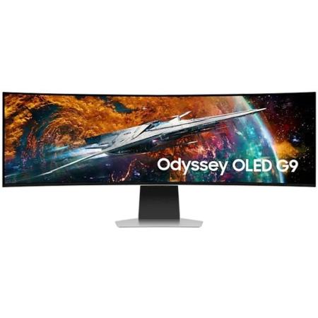 Smart Monitor Gaming Ultrapanorámico Curvo Samsung Odyssey OLEDG9 S49CG954SU 49'/ Dual QHD/ 0.03ms/ 240Hz/ OLED/ Regulable en al