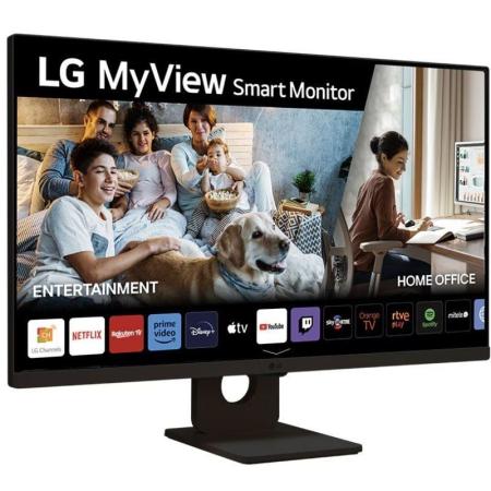 Smart Monitor LG MyView 27SR50F-B 27'/ Full HD/ Smart TV/ Multimedia/ Negro