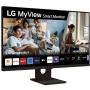 Smart Monitor LG MyView 32SR50F-B 31.5'/ Full HD/ Smart TV/ Multimedia/ Negro