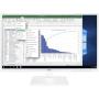 Monitor Profesional LG 24BK55YP-W 23.8'/ Full HD/ Multimedia/ Regulable en altura/ Blanco