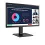 Monitor Profesional LG 24BP75CP-B 23.8'/ Full HD/ Webcam/ Multimedia/ Regulable en altura/ Negro