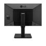 Monitor Profesional LG 24BP75CP-B 23.8'/ Full HD/ Webcam/ Multimedia/ Regulable en altura/ Negro