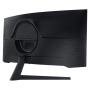 Monitor Gaming Ultrapanorámico Curvo Samsung Odyssey G5 LC34G55TWWP 34'/ UWQHD/ 1ms/ 165Hz/ VA/ Negro